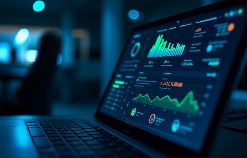 Paparan dashboard analitik kecergasan